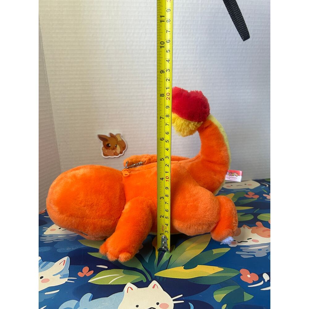 Pokemon Charmander Plush Stuffed Animal Toy Doll Pouch - Picture 4 of 12